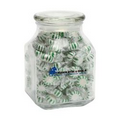 Striped Spear Mints in Large Glass Jar